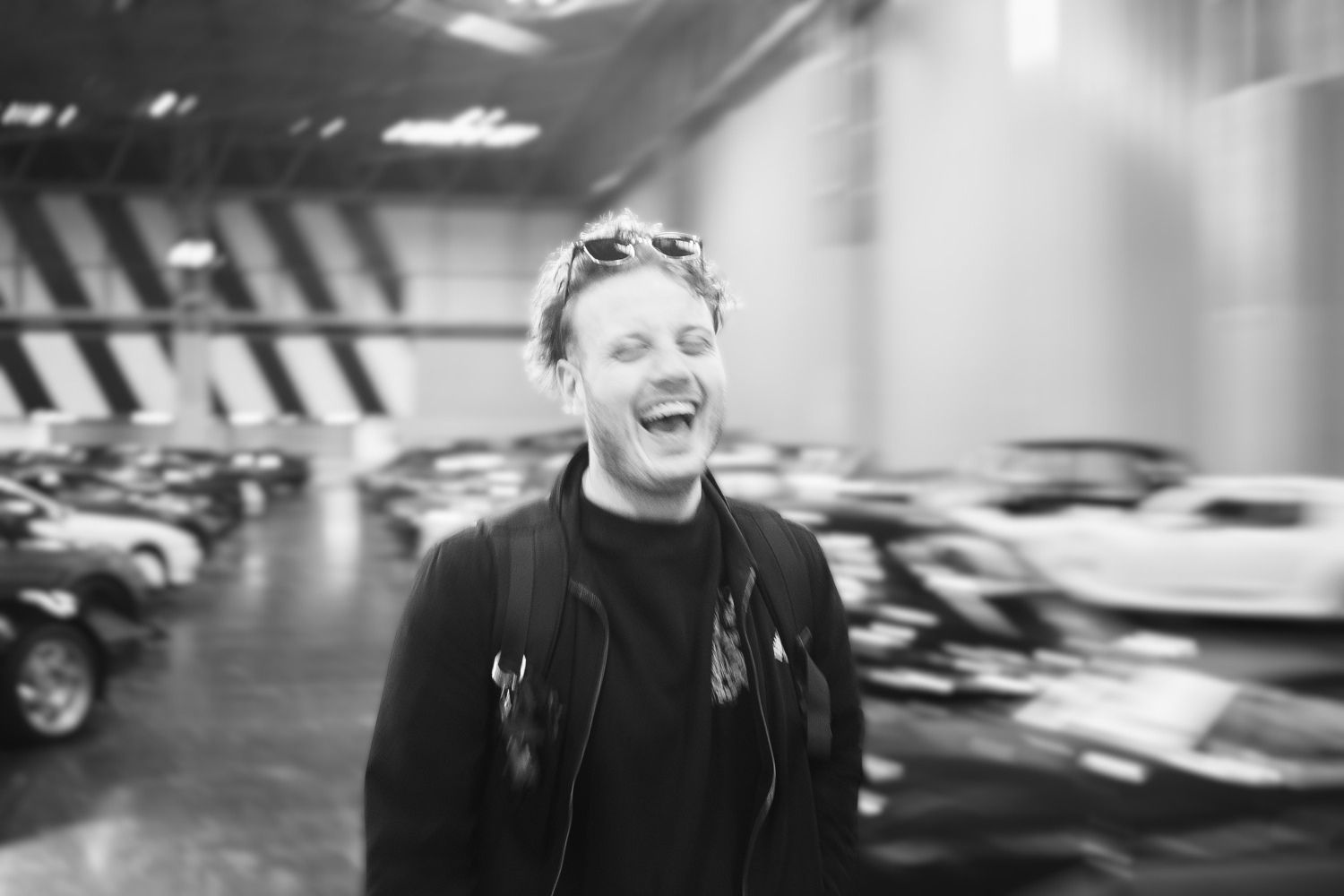 Jack Cole smiling at an event venue